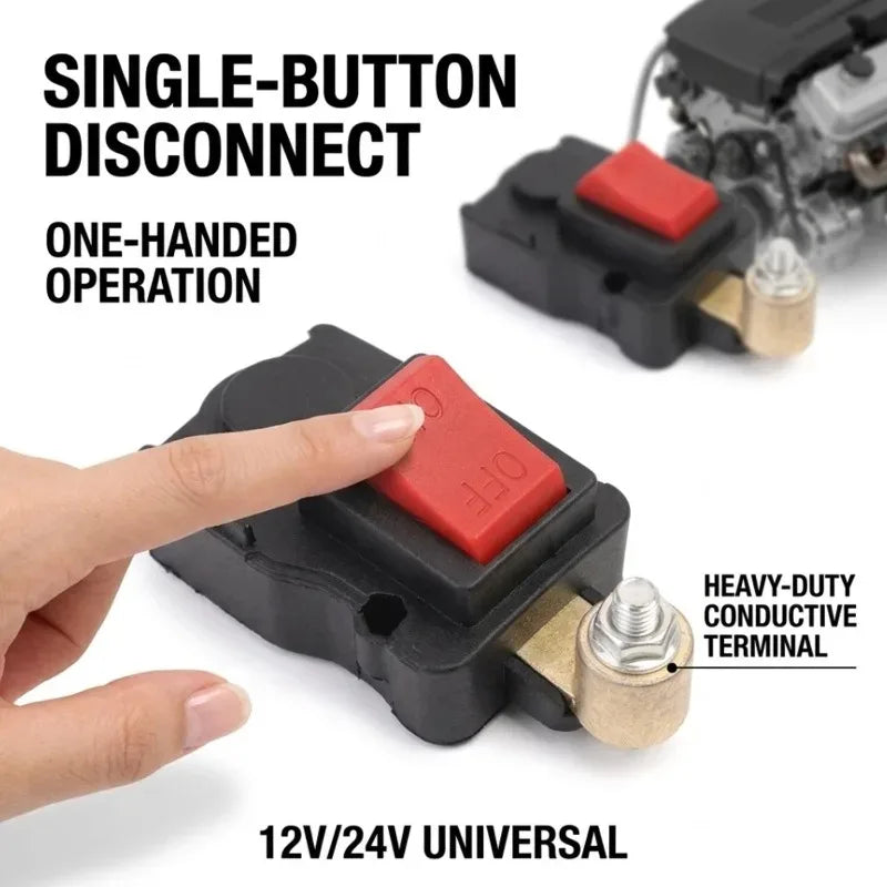 Waterproof Toggle Battery Disconnect Switch 12V 24V | Car RV Boat