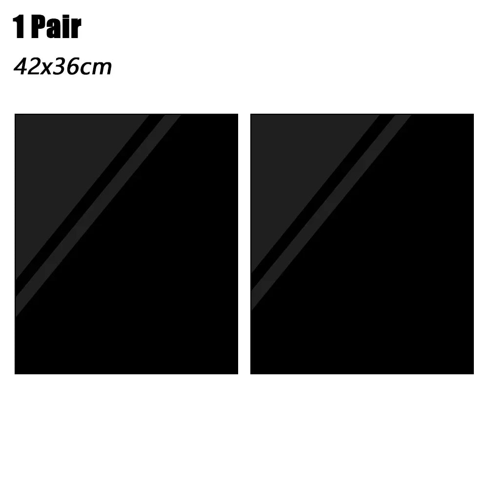 2-Pack Anti-UV Car Window Sunshade Static Cling Film 42×36cm