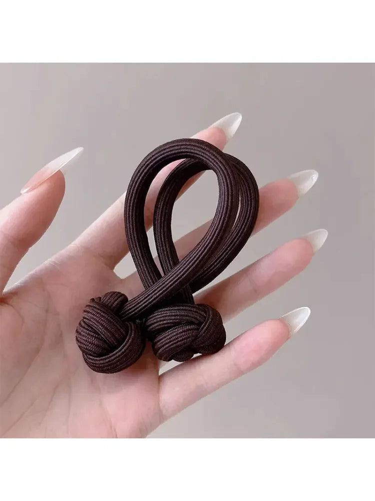 Women's Knotted Elastic Hair Bands & Scrunchies – High Ponytail