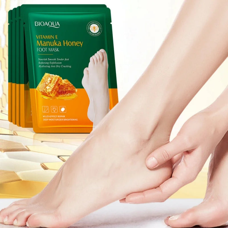 Vitamin E Honey Foot Mask – Nourishing & Softening Treatment
