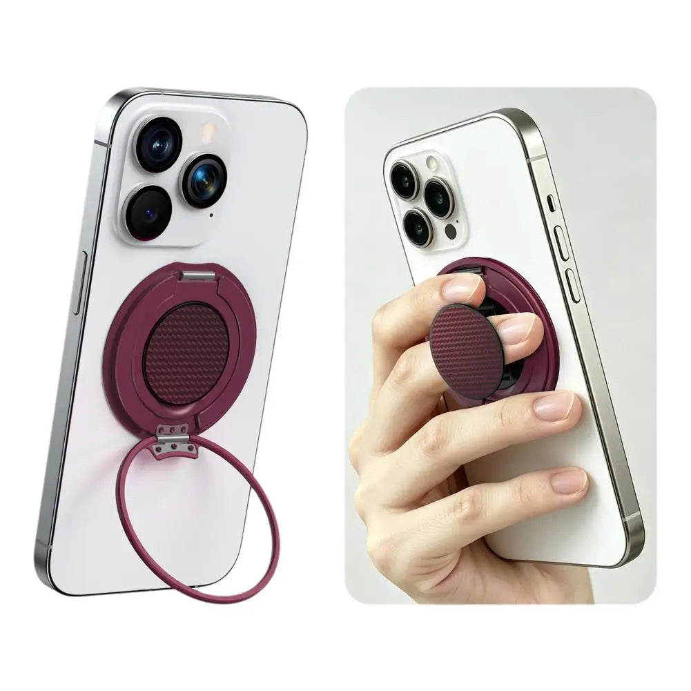 Magnetic Ring Phone Stand | 360° Rotating Aluminum Grip – SAMMY