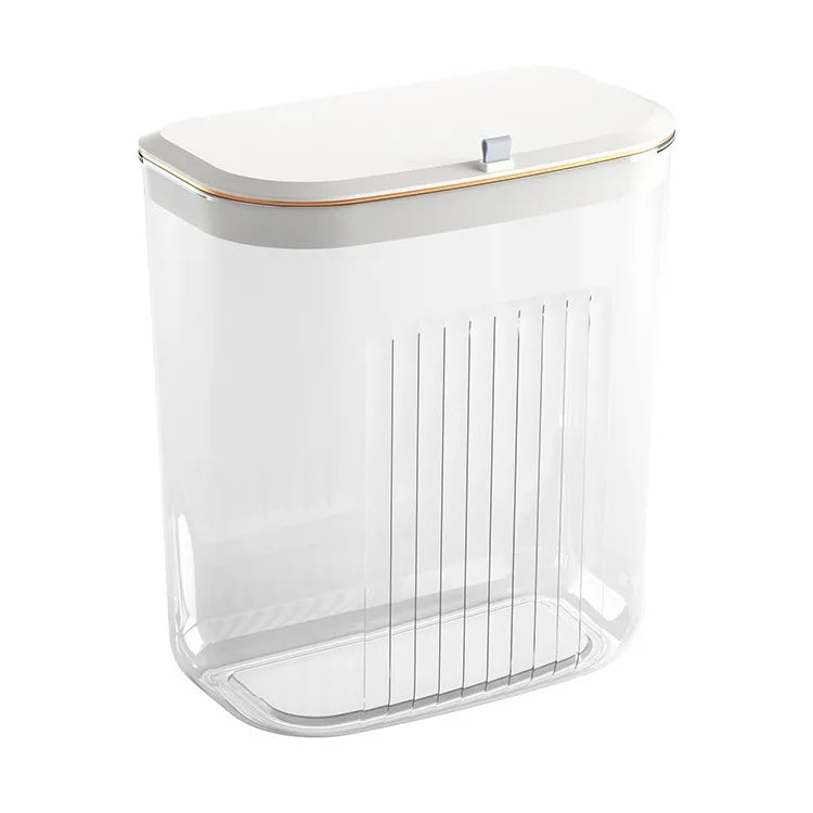 Wall-Mounted Laundry Hamper with Lid | No-Drill Hanging Basket