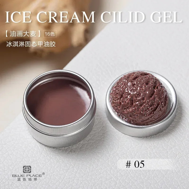 Handaiyan 64 Colors Solid Nail Polish Gel – Ice Cream Texture