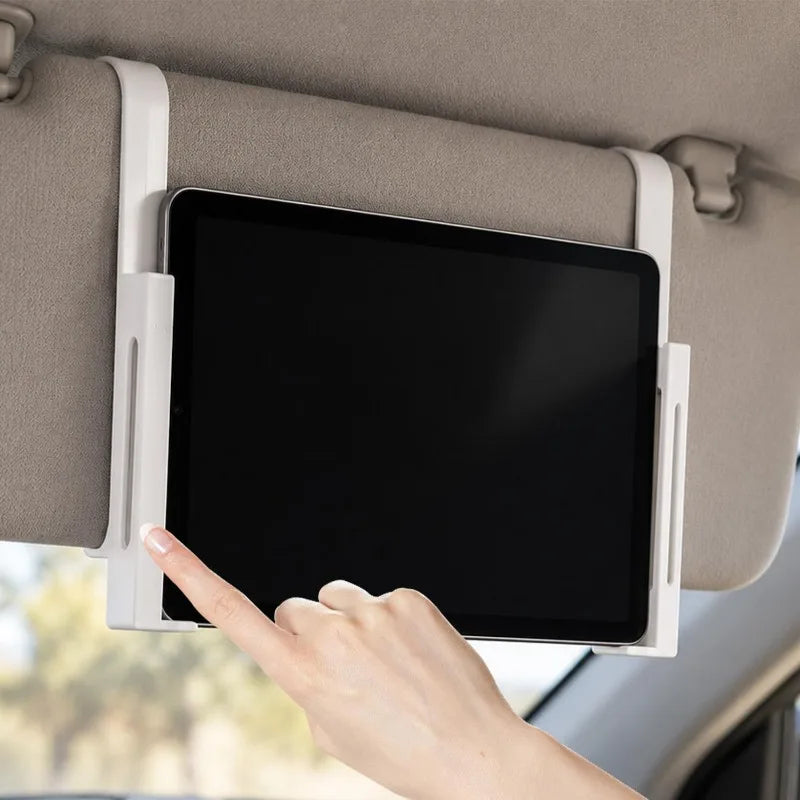 Sun Visor Tablet & Phone Mount – Clip-On Car Visor Holder