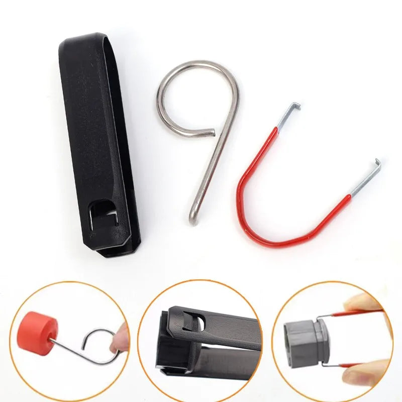 Wheel Lug Nut Cover Cap Removal Tool Set – Hook & Clip