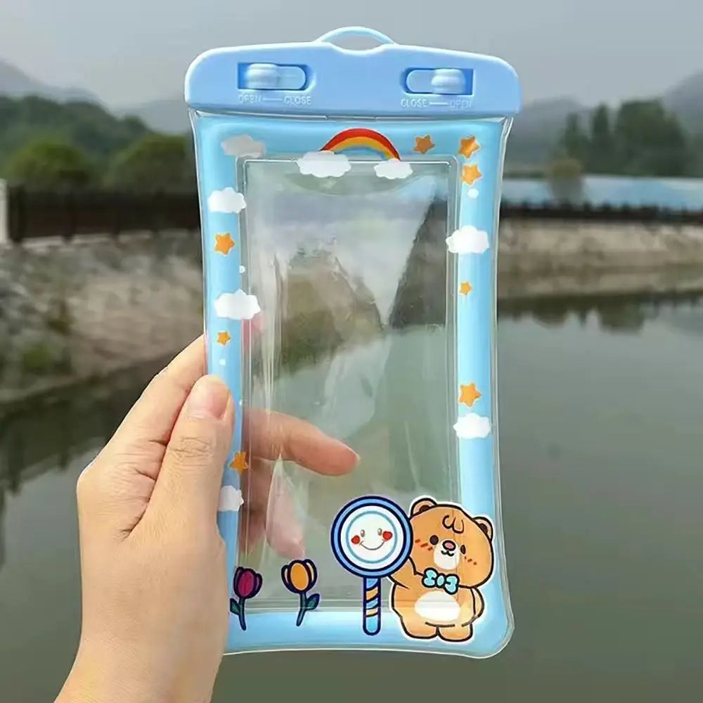 Waterproof Cartoon Rabbit Phone Bag – Shockproof Crossbody Case