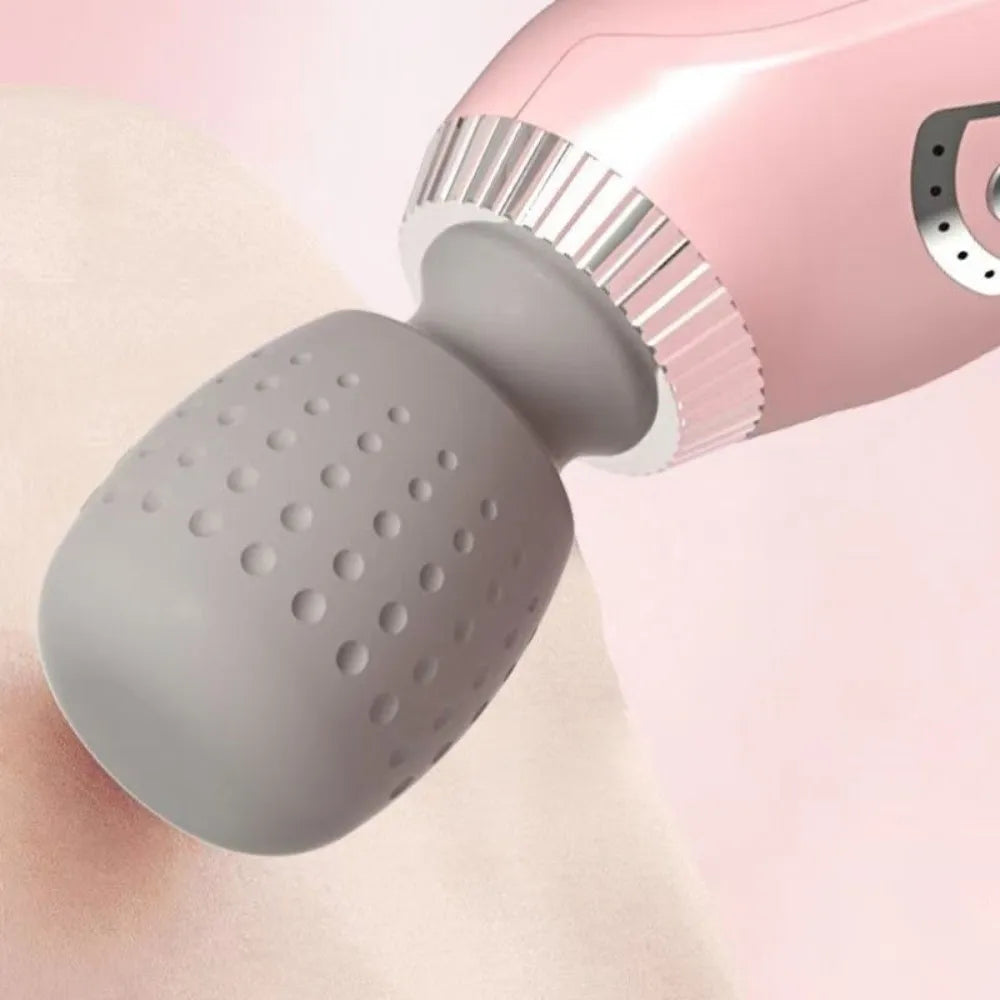 Portable Mini Vibrating Massage Gun – 4-Speed USB Rechargeable