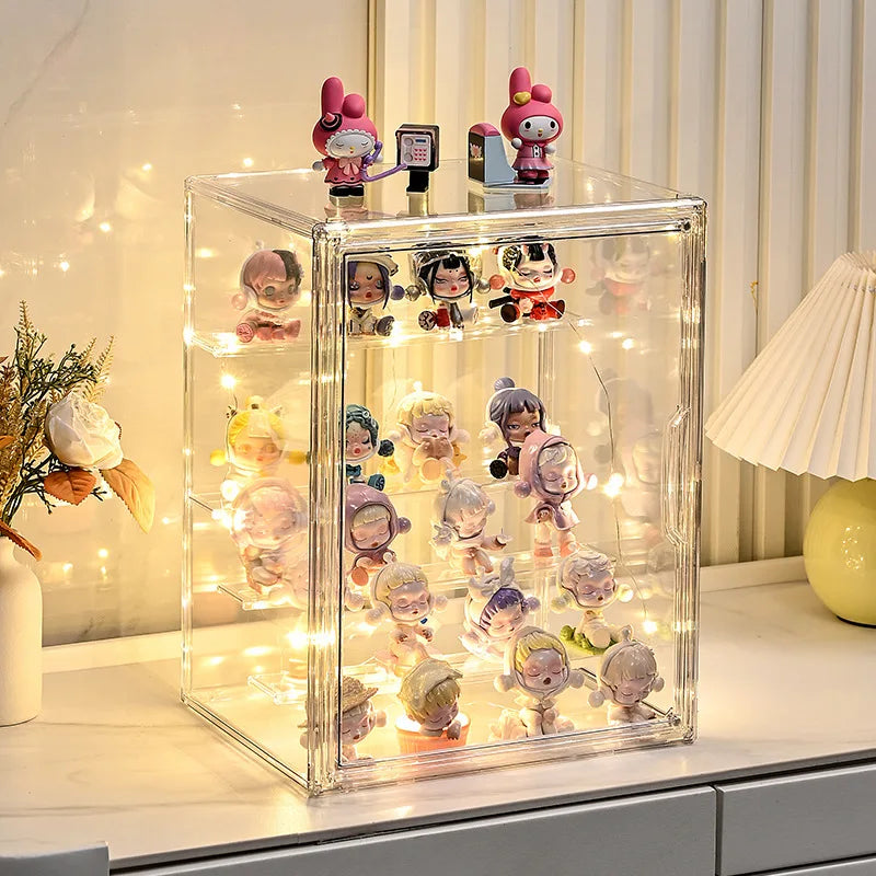 Acrylic Wall Mounted Display Cabinet – Removable Shelves
