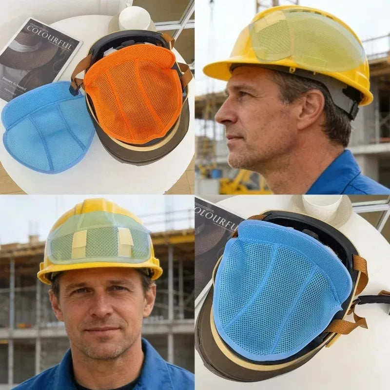 Breathable Mesh Helmet Insert Liner – Sweat-Absorbing Hard Hat Pad