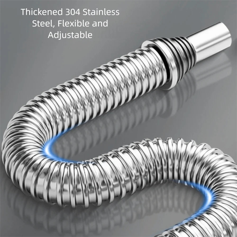 Stainless Steel Sink Drain Pipe Set | Single & Double Bowl