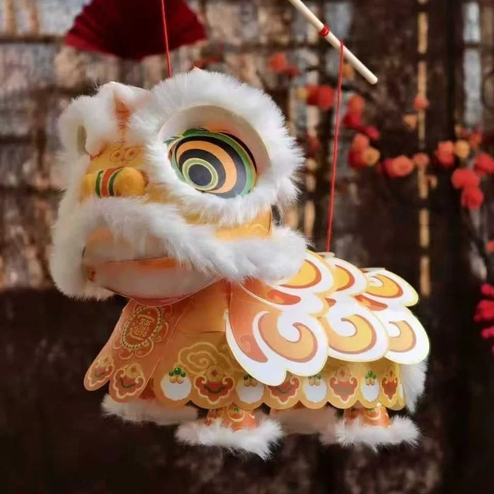 DIY Lion Dance Lantern – Lunar New Year Hanging Ornament & Tassel