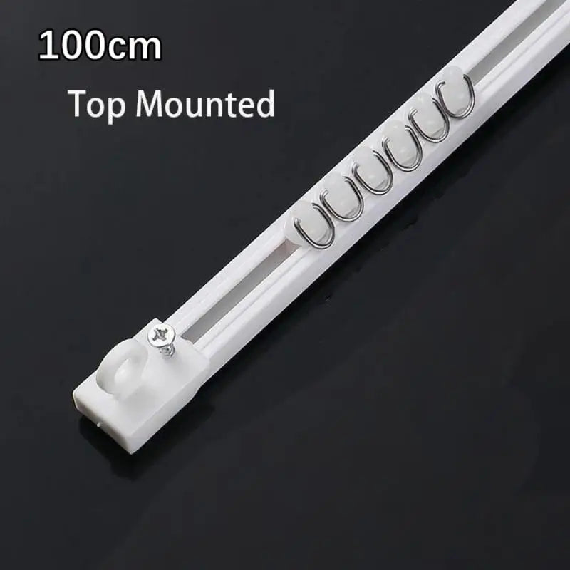 Self-Adhesive Curtain Track – No-Drill Nano Silent Sliding Rail