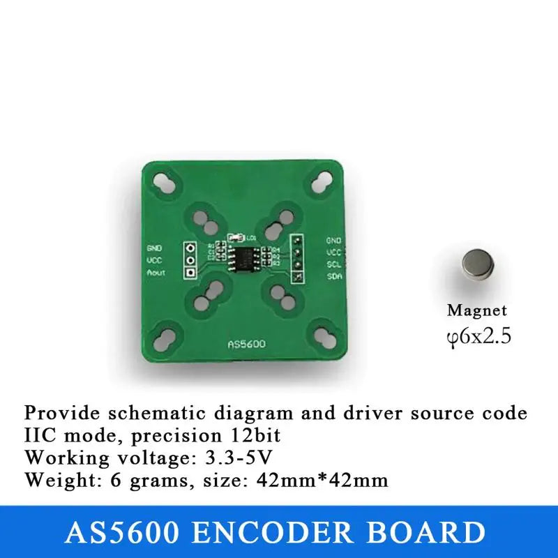 MT6835 Magnetic Encoder – 12-Bit I2C Rotary Position Sensor