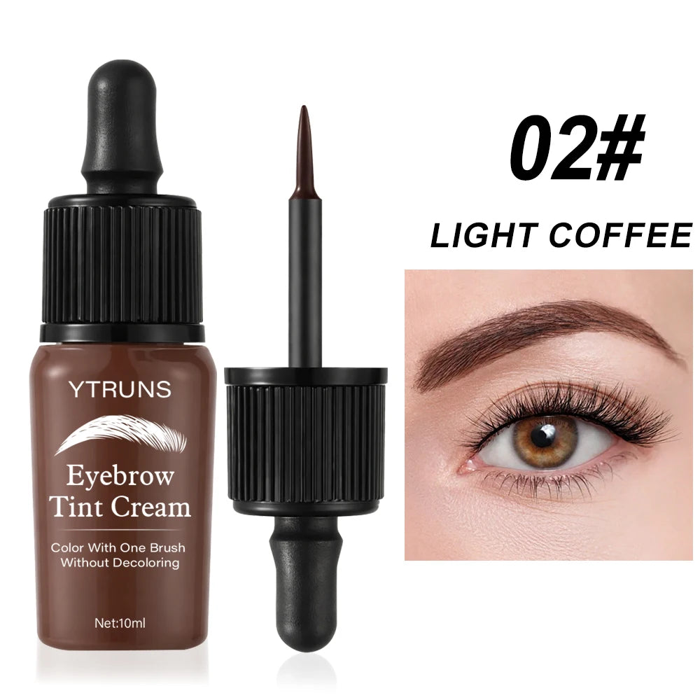YTRUNS Peel-Off Eyebrow Tint – Waterproof Long-Lasting Brow Dye