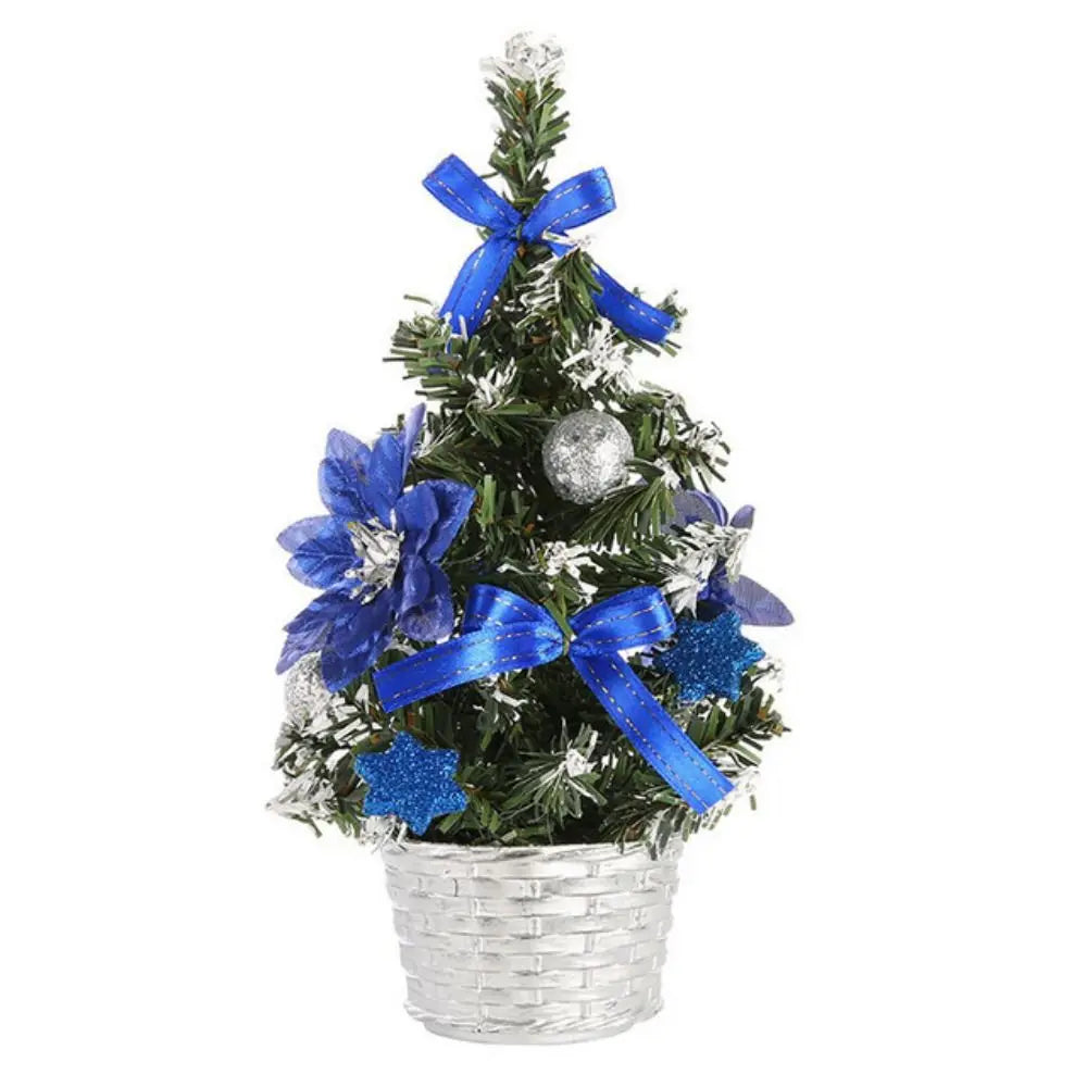 Mini Artificial Christmas Tree 20cm – 4 Colors DIY Decor