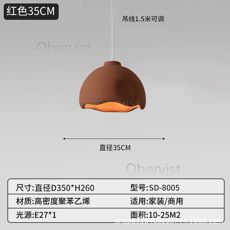 Wabi Sabi Pendant Light | Dimmable E27 LED Ceiling Fixture