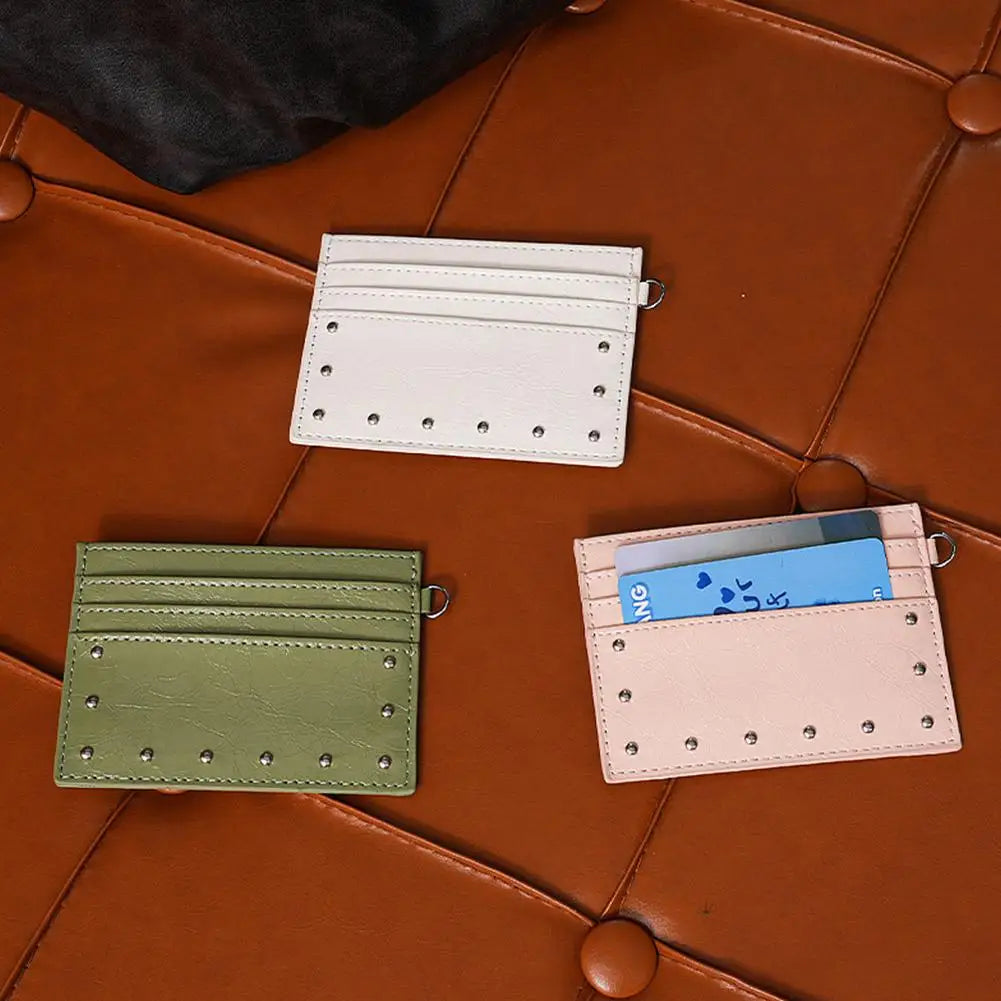 Ultra Thin Mini Card Holder Wallet – Multi-Slot PU Purse