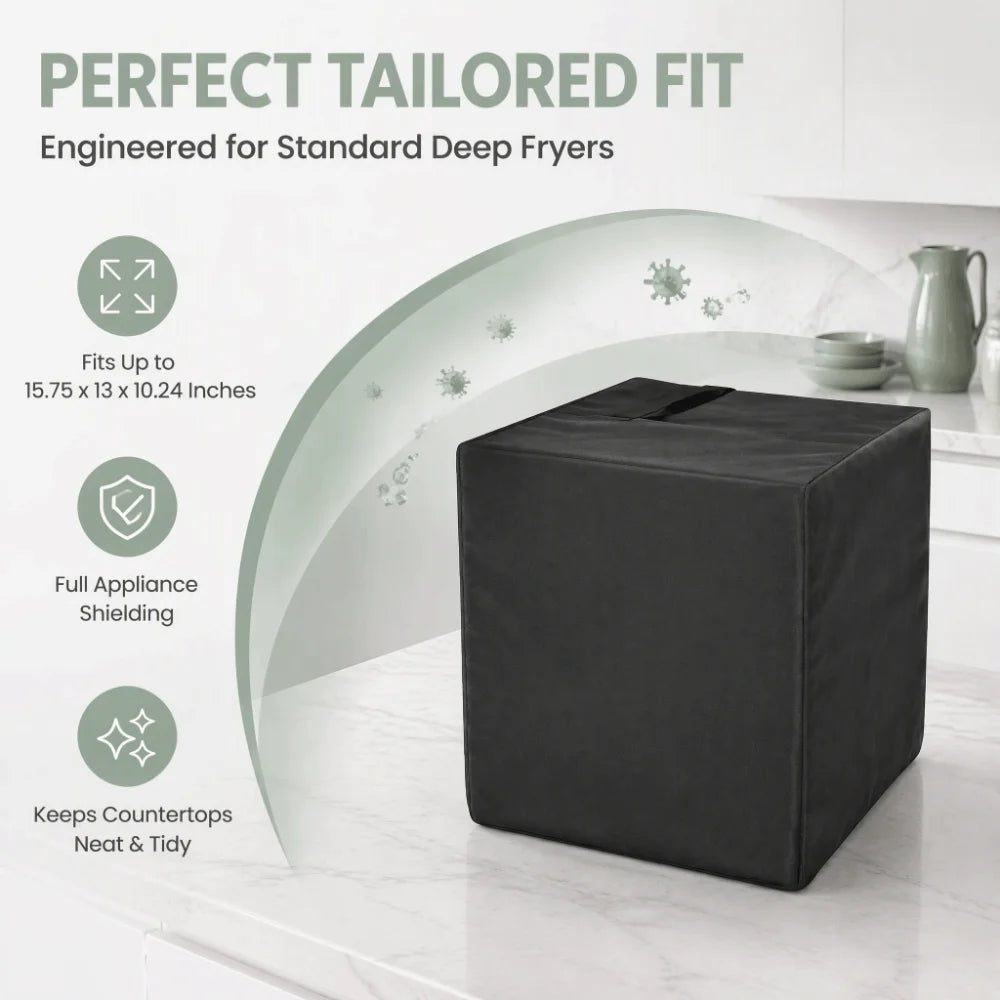 Waterproof Air Fryer Dust Cover – 420D Oxford Cloth & Handle