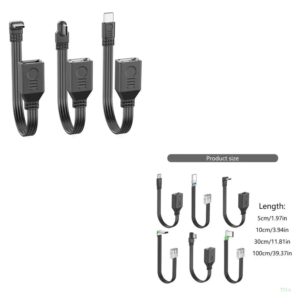 USB-C to USB 2.0 OTG Adapter Cable | Type-C Male to Female