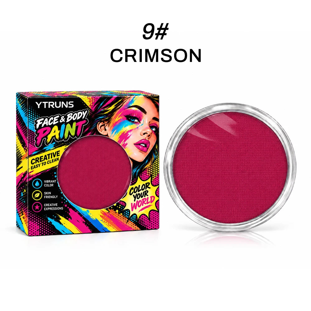YTRUNS Water-Soluble Face & Body Paint Palette | Makeup