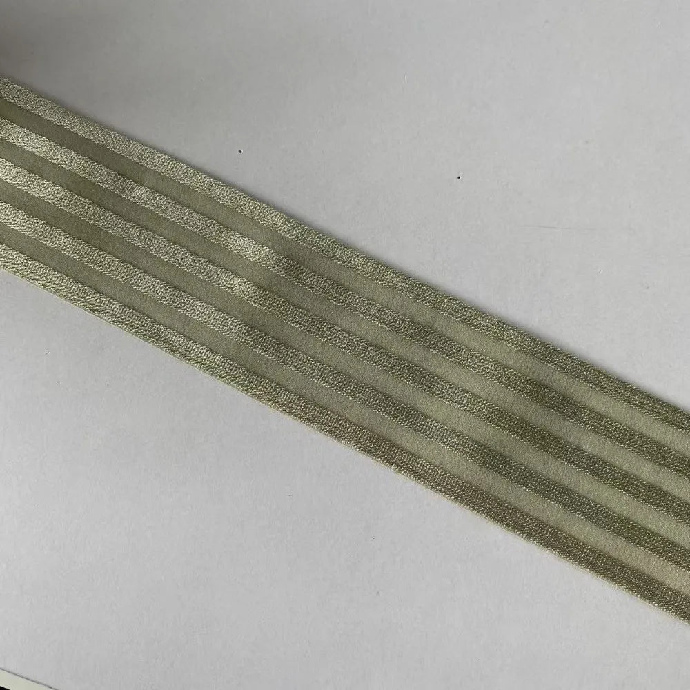 50mm Wide Elastic Webbing Band – Shiny 5-Rib Stretch Ribbon