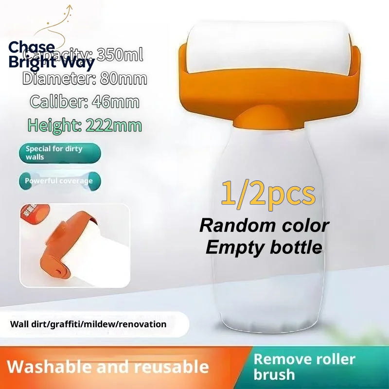 Reusable 4-Inch Paint Roller Touch-Up Tool – 350ml HDPE Bottle