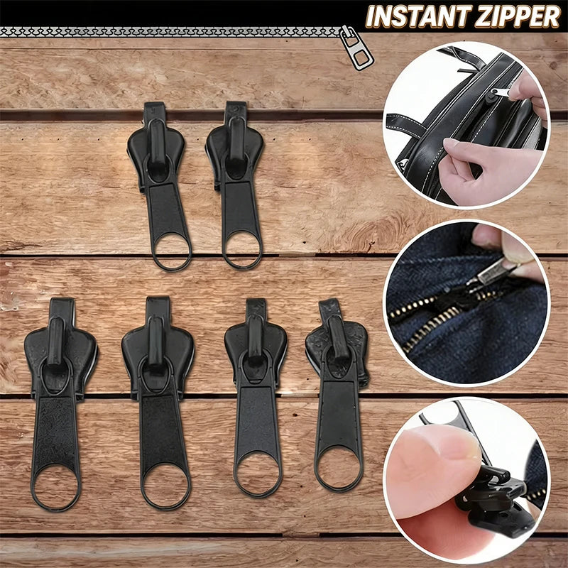 Universal Zipper Repair Kit – Instant Zip Slider Fix (6/12/24pcs)