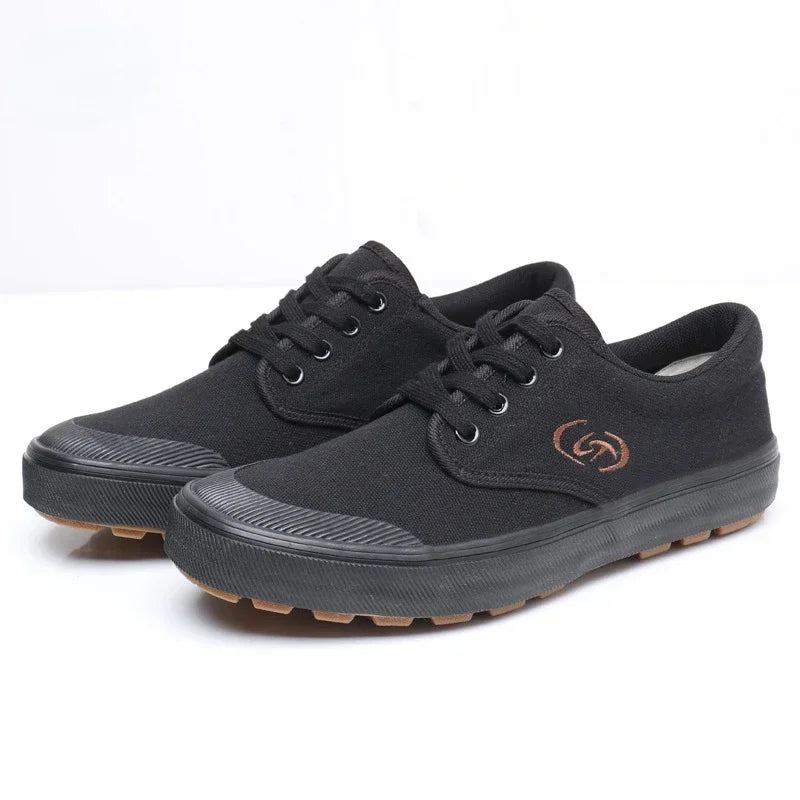 LEDP Men's Non-Slip Vulcanized Canvas Sneakers | Mesh Breathable