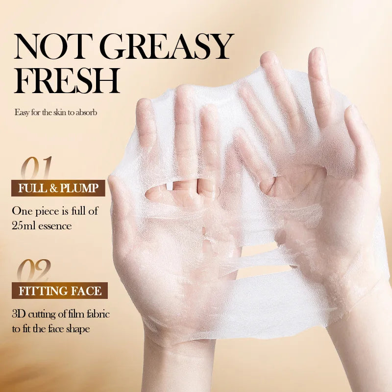 SADOER White Rice Brightening Face Masks – Hydrating & Firming