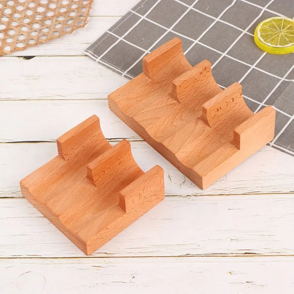 Wooden U-Shape Sushi Rack – Elegant Taco & Food Stand