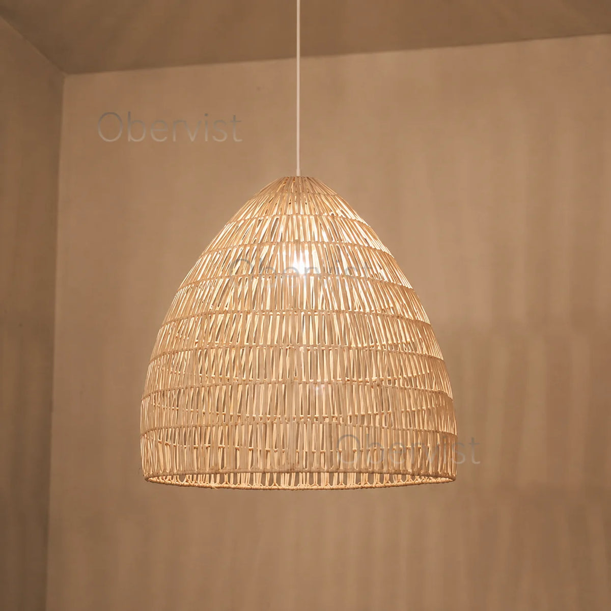 Wabi Sabi Pleated Fabric Pendant Light | Retro Chandelier