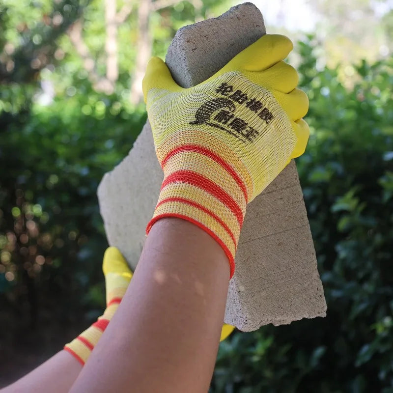 Heavy Duty Tire Rubber Work Gloves – Anti-Slip & Wear Resistant