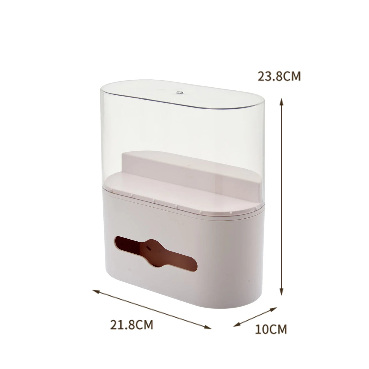 Clear Dustproof Display Case & Tissue Box for Collectible Figures