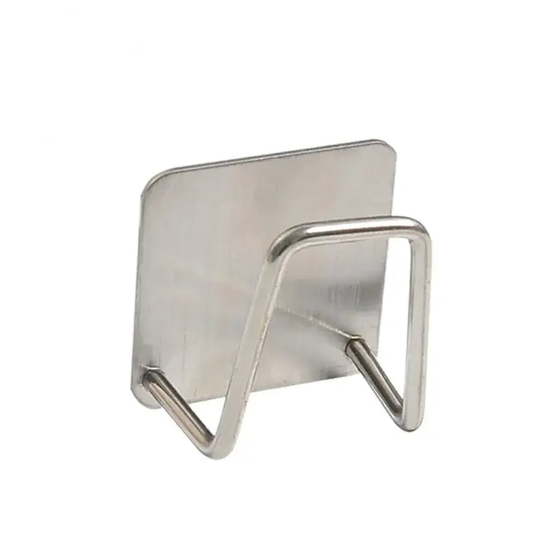 Stainless Steel Sink Sponge Holder & Wall-Mount Drain Rack