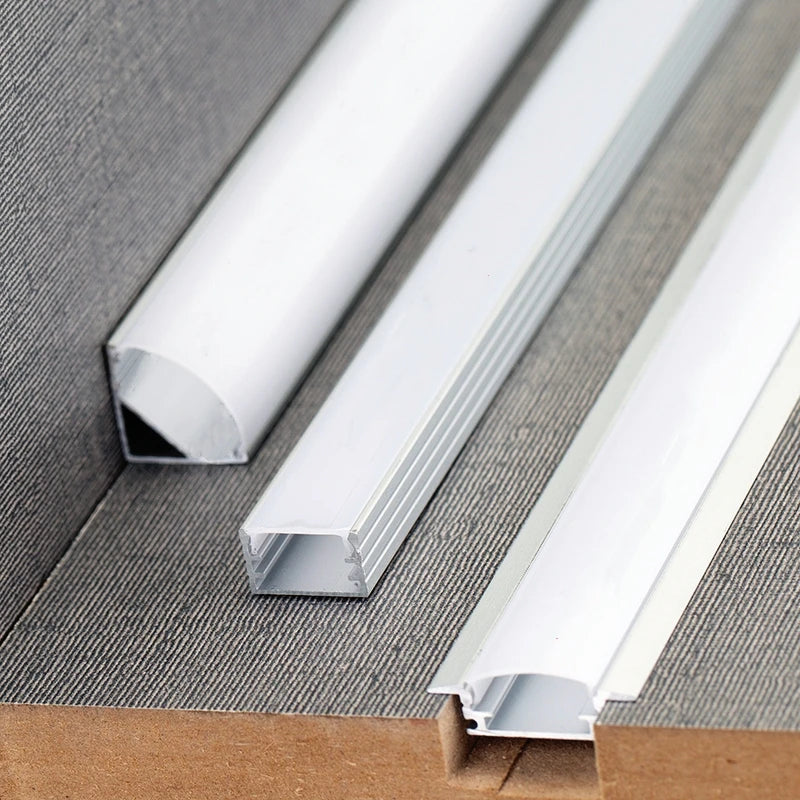 Recessed LED Aluminum Channel Profile V/U/YW Shape – 0.5m & 1m