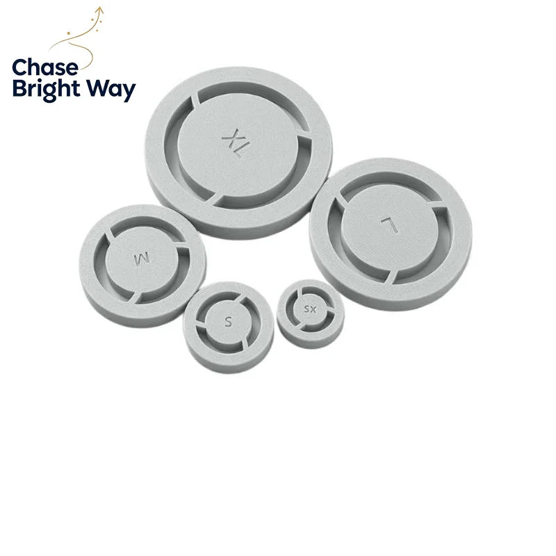 Pottery Foot Ring Template Set – 5 Sizes PLA Clay Cutter