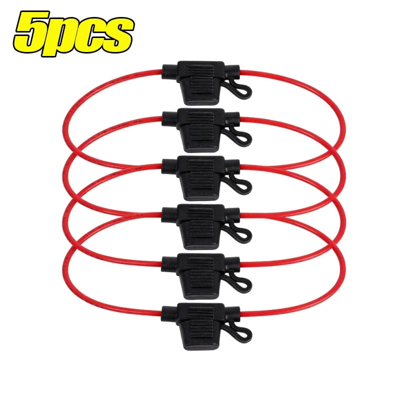 Mini Blade Inline Fuse Holder Splash-Proof 12V 30A – 5–20 Pack
