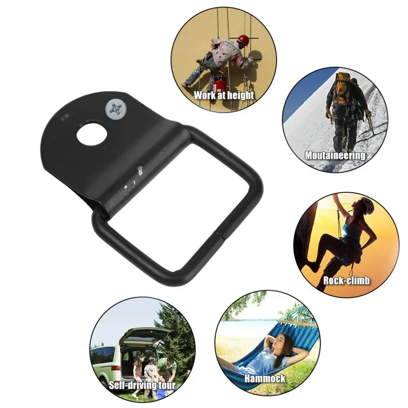 D-Shape Tie Down Anchor Ring – Iron Cargo Hook for Trucks & Trailers