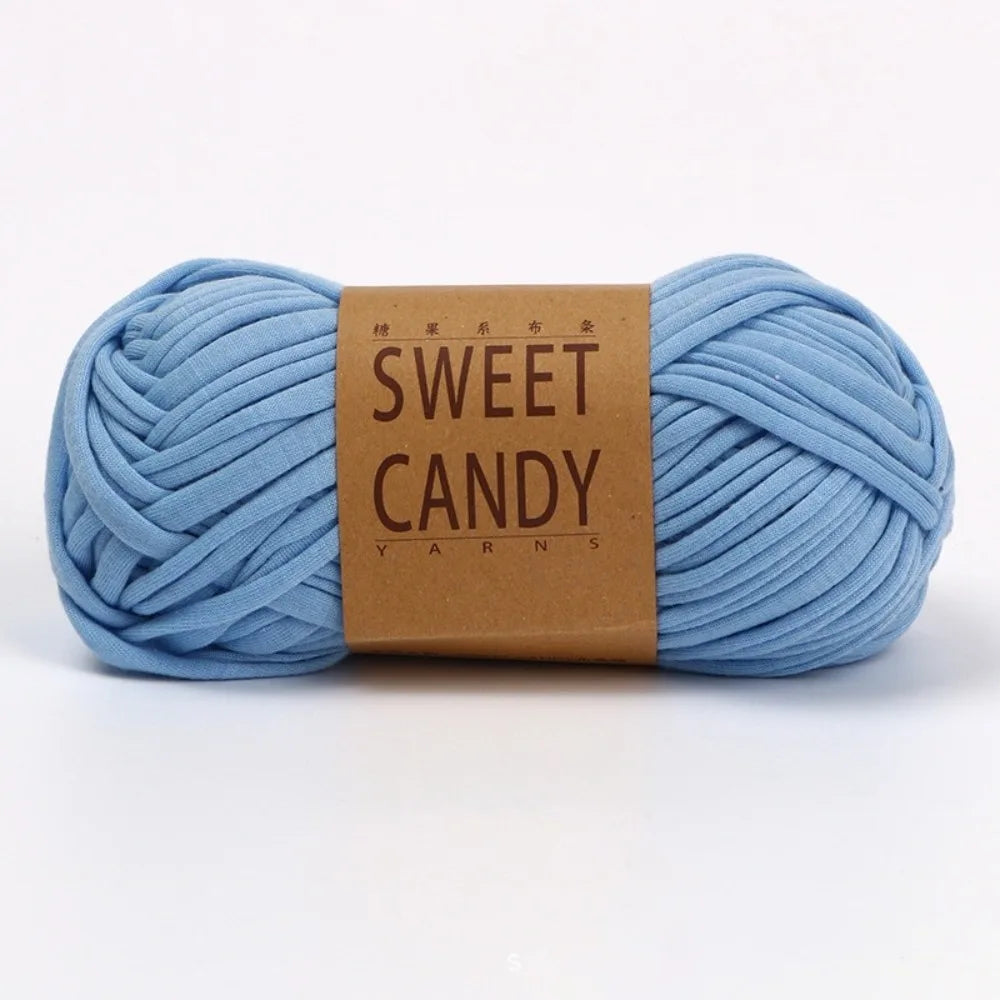 100g Chunky T-Shirt Yarn – Elastic Washable Fabric Strip Yarn