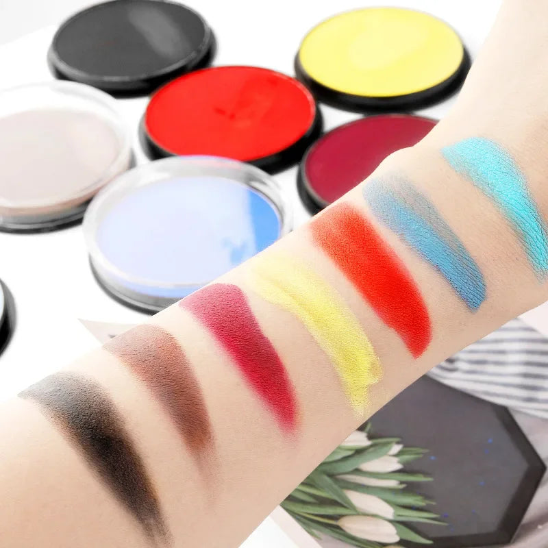 30G Watercolor Body Paint – Face & Stage Makeup, Long-Lasting