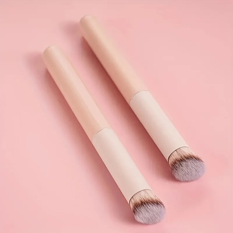 Pink Concealer Eye Socket Blending Brush – Wool Fiber