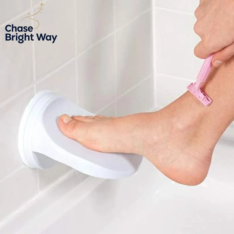 Suction Cup Shower Foot Rest – Non-Slip Plastic Pedal