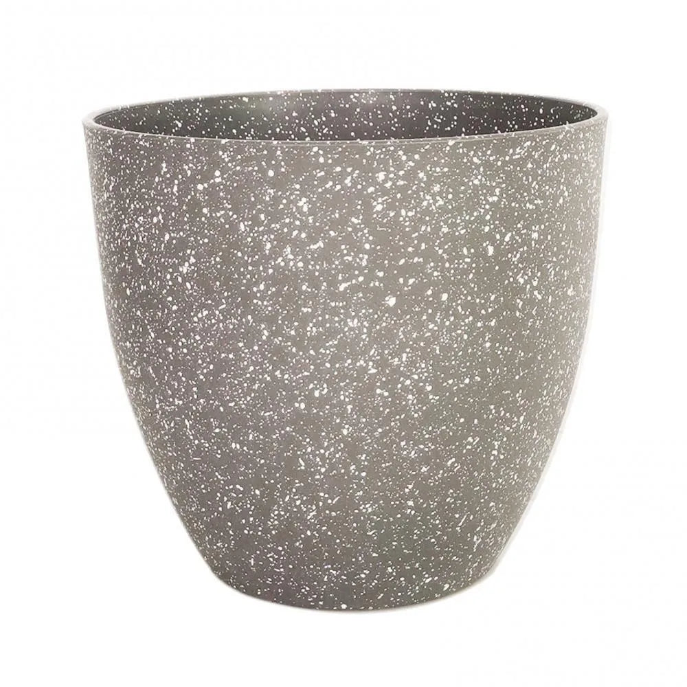 Frosted Plastic Bonsai Pot – Imitation Stone Succulent Planter