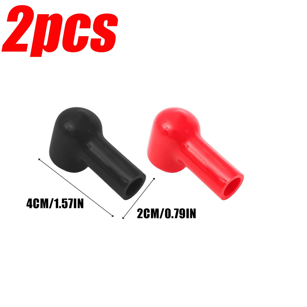 PVC Battery Terminal Insulation Cover Caps – Car & Motorcycle