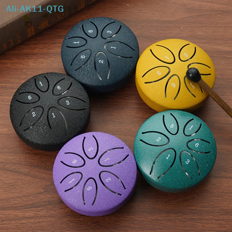 Outdoor Rain Drum – 6-Note Steel Tongue Garden Meditation Drum
