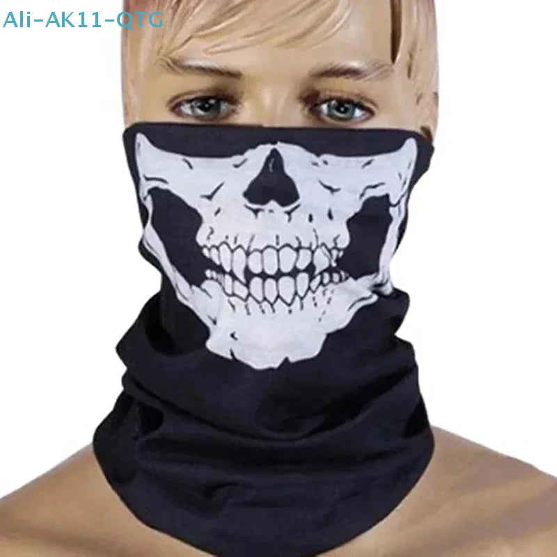 Skull Balaclava Face Mask – Motorcycle UV & Wind Shield