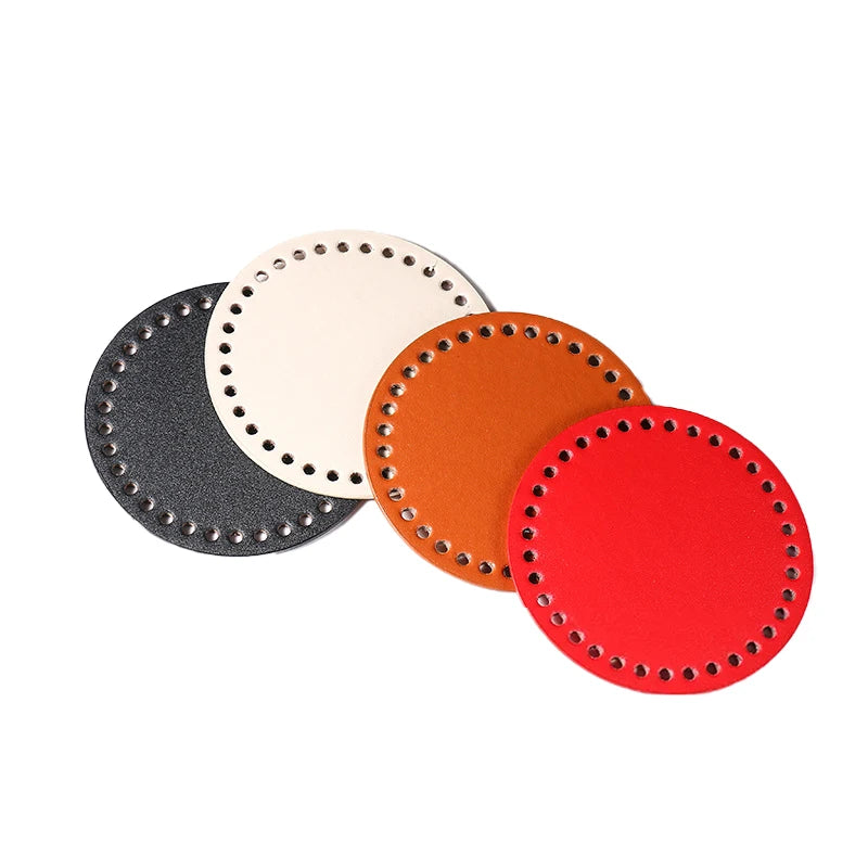 Round PU Leather Bag Bottom – DIY Crochet & Knitted Bags