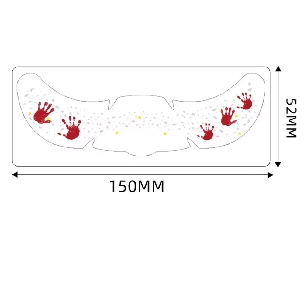 Halloween Temporary Face Tattoo Stickers – DIY Makeup Patch