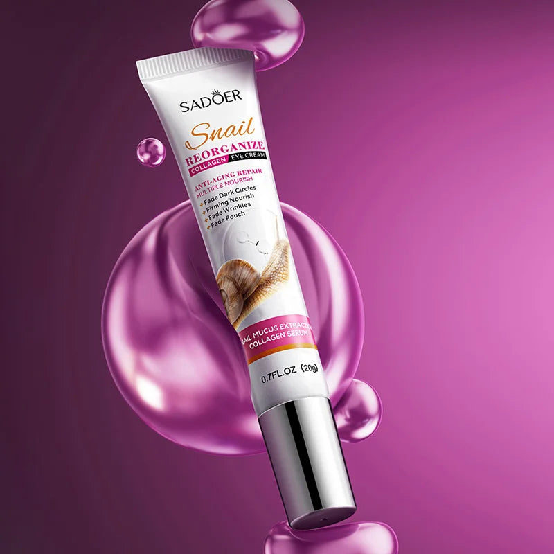 SADOER Snail Collagen Eye Cream – Firming & Brightening