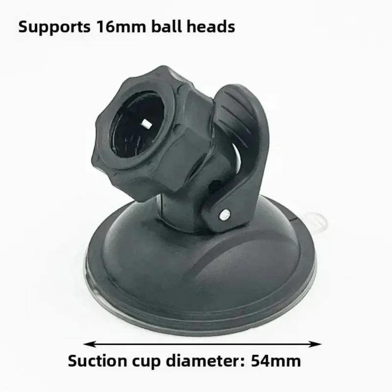 Suction Cup Mount Base 15-16mm Ball Head – Dash Cam & Phone